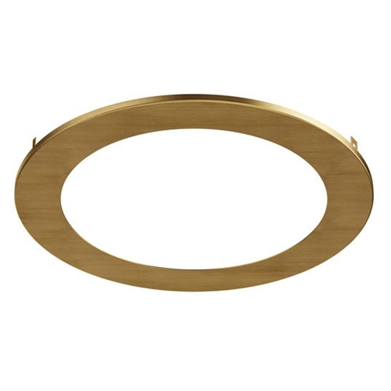 Maxim Lighting Trim Ring for Slim 7" Flush Mount, Aged Brass