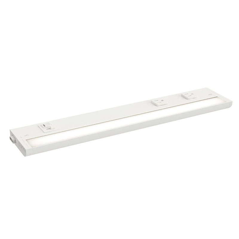 Maxim CounterMax 5K 1Lt 18'' LED Under Cab/3 Prong, WH