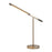 Nova California Port 35" Table Lamp, Charcoal Gray Wood/Nickel