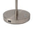 Nova California Port 35" Table Lamp, Charcoal Gray Wood/Nickel
