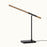 Nova California Port LED Table Lamp, Matte Black/Natural