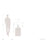 Nova California Mica 22" Table Lamp, Gunmetal/Charcoal Gray