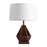 Nova California Mica 22" Table Lamp, Gunmetal/Charcoal Gray
