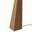 Nova California Obelisk 1 Light Floor Lamp, Natural Ash/White