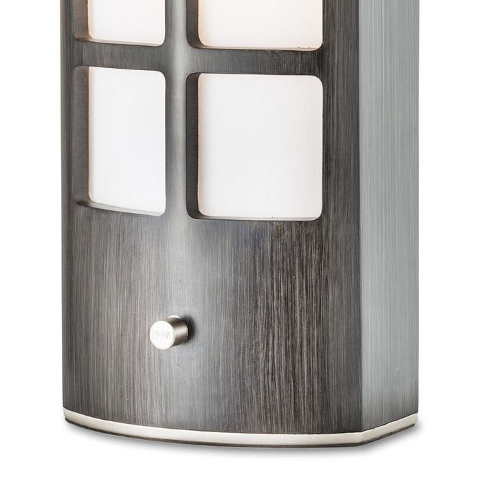Nova California Ventana 20" Accent Table Lamp, Charcoal Grey/Amber