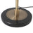 Nova California Luna Bella 1 Light Torchiere, Brass/Gold Leaf