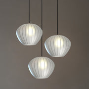 Nova of California Bloom 3Lt Pendant, Black Nickel/White - 1510799BN