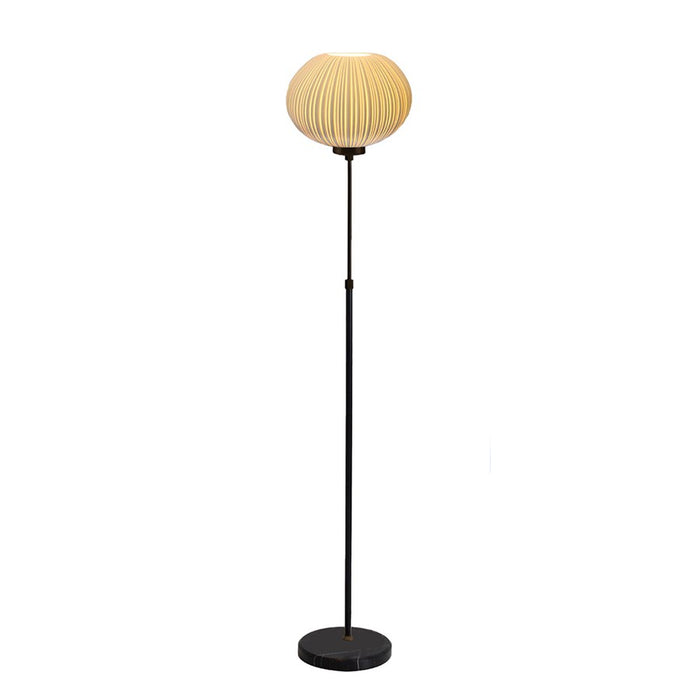 Nova of California Bone Porcelain 1Lt Floor Lamp, Black/Natural - 1510801MB