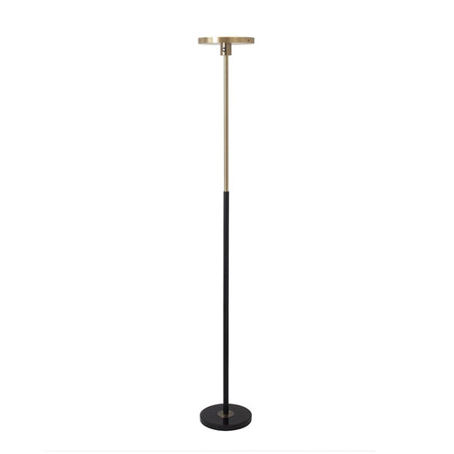 Nova of California Redondo 1Lt Torchiere, Black, Brass/Black/Brass - 1517740MB