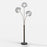 Nova of California Bloom 3 Light Floor Lamp, Black Nickel/White - 2010799BN