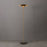 Nova California Rancho Mirage 1 Light Floor Lamp, Black/Brass/Black