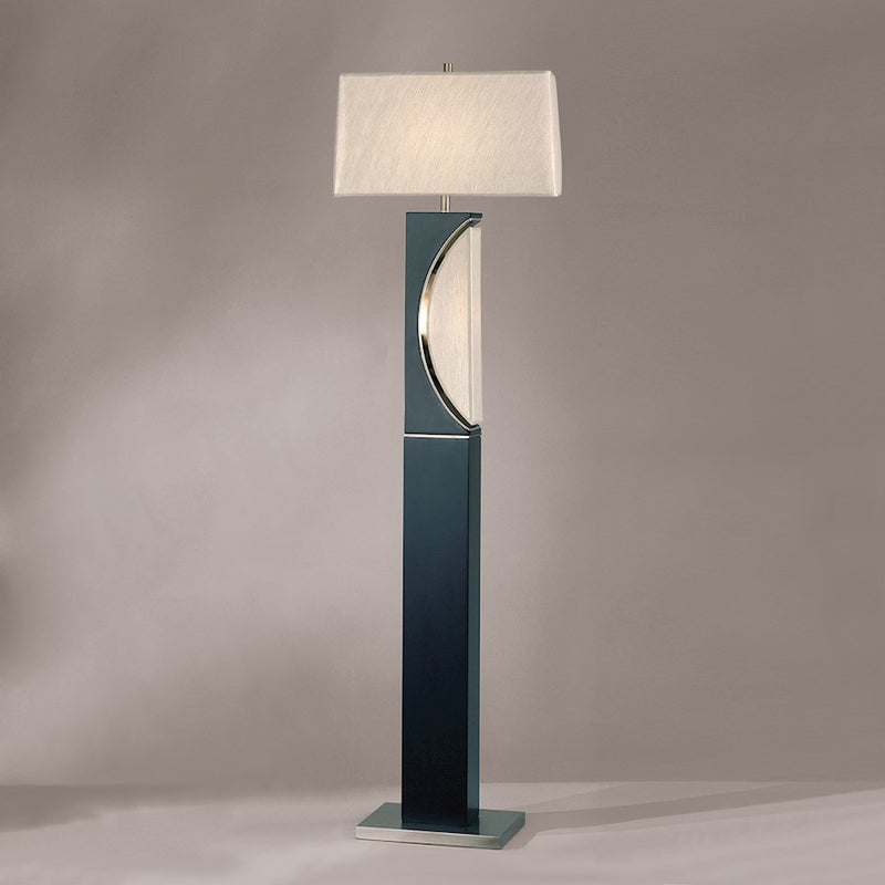 Nova California Half Moon Floor Lamp, Gray/Gold/Off White - 2010942