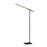 Nova California Port Floor Lamp, Matte Black/Natural