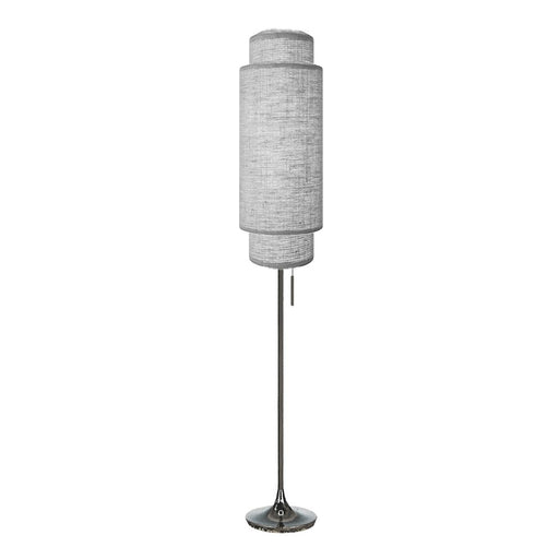 Nova of California Lollipop 1Lt Floor Lamp, Black Nickel/Gray - 2011802BN