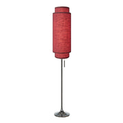 Nova of California Lollipop 1Lt Floor Lamp, Black Nickel/Crimson Red - 2011803BN