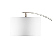 Nova California Plimpton 72in 1-Light Arc Floor Lamp | Mid-Century Espresso Wood and Brushed Nickel | Living Room Over Sectionals | Model 2110003A