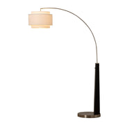Nova of California Coronado 1Lt Arc Floor Lamp, Black/Bone White - 2110772SN