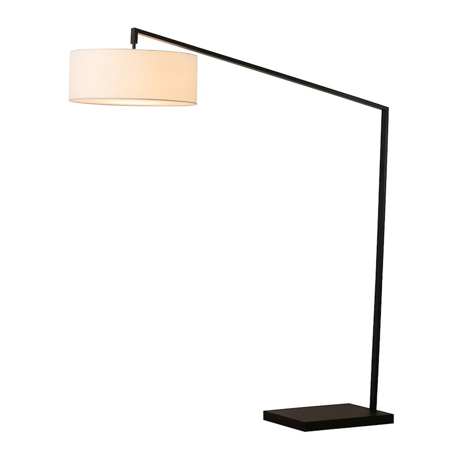 Nova California Stretch 1 Light Arc Floor Lamp, Black/White - 2110923