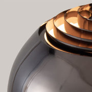 Nova California Half Dome 18in 1-Light Wall Sconce | Modern Black Nickel Steel Shade | Living Room & Bedroom Reading Light | Model 2113837BN