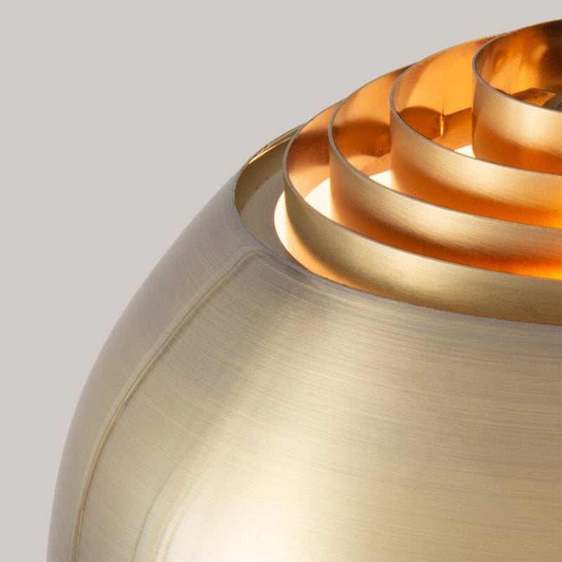 Nova California Tambo Half Dome 92in 1-Light Arc Lamp | Mid-Century Weathered Brass Steel and Natural Ash Wood | Living Room & | Model 2113839WB