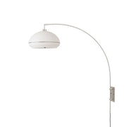 Nova California Morelli 18in 1-Light Wall Sconce | Modern Weathered Brass and Satin Nickel with White Lucite | Living Room & | Model 2115836SN