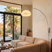 Nova California Morelli 18in 1-Light Wall Sconce | Modern Weathered Brass and Satin Nickel with White Lucite | Living Room & | Model 2115836SN