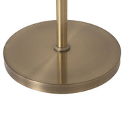 Nova California Culver 59in 3-Light Floor Lamp | Mid-Century Modern Weathered Brass and Crimson Steel | Living Room & Bedroom | Model 2121589CR