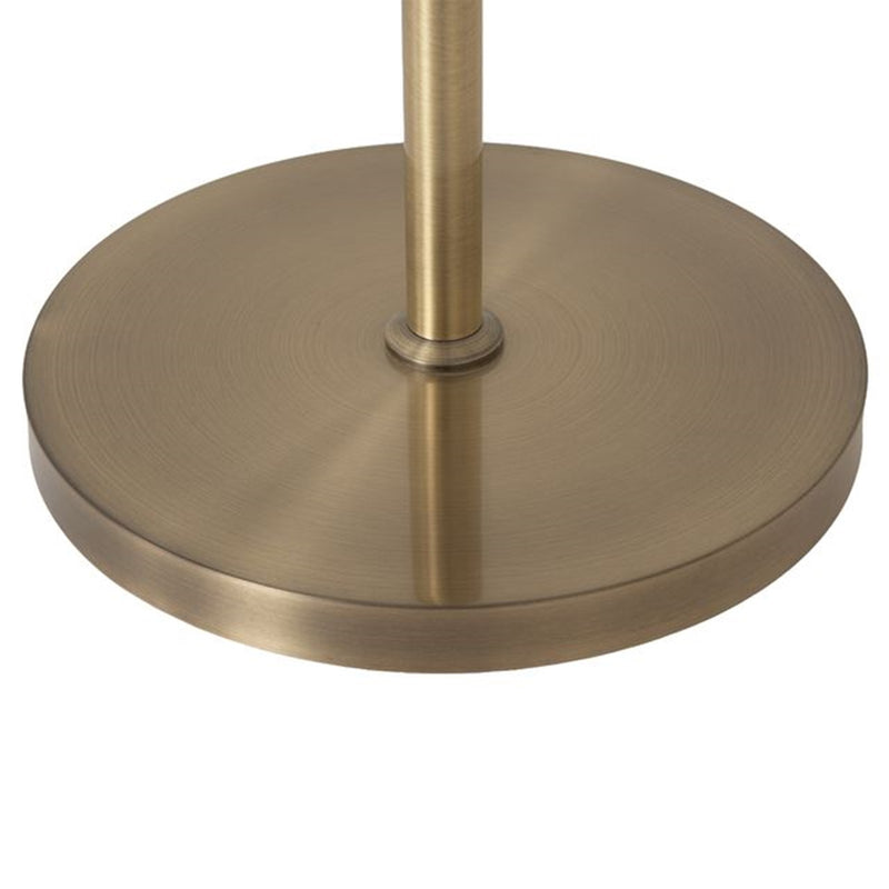 Nova California Culver 59in 3-Light Floor Lamp | Mid-Century Modern Weathered Brass and Crimson Steel | Living Room & Bedroom | Model 2121589CR