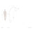 Nova California Marilyn 1Lt 94" Arc Floor Lamp, Chrome/Mylar/Crystal