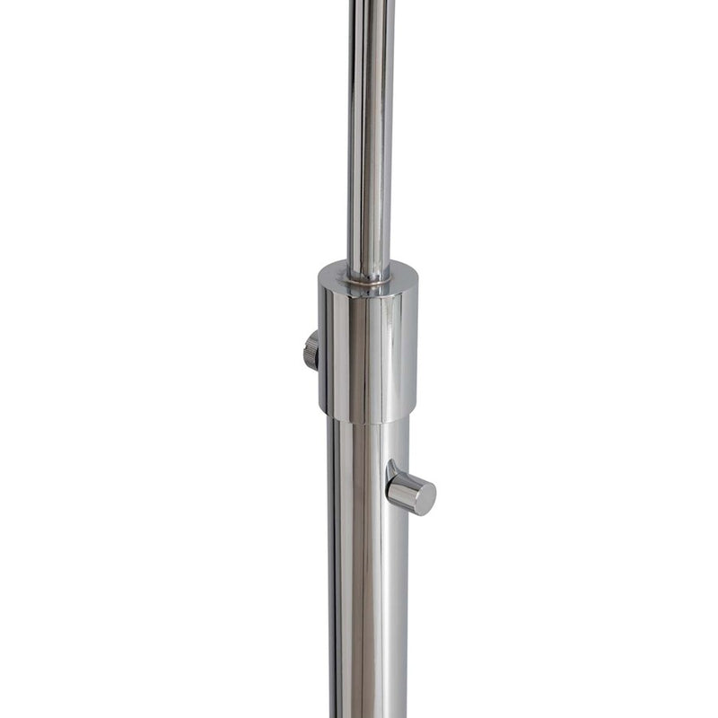 Nova California Marilyn 1Lt 94" Arc Floor Lamp, Chrome/Mylar/Crystal