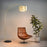Nova California Marilyn 1Lt 94" Arc Floor Lamp, Brass/Mylar/Crystal