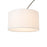 Nova California Palos Verdes 82" Arc Floor Lamp, Brown/Nickel