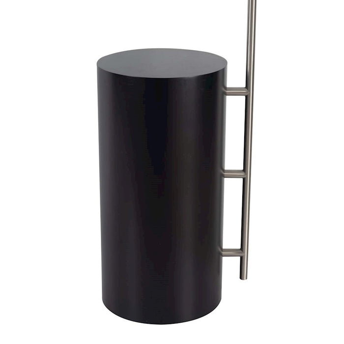 Nova California Palos Verdes 82" Arc Floor Lamp, Brown/Nickel