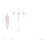 Nova California Mica 3Lt 86" Arc Floor Lamp, Bronze/Mica/Dimmer