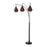 Nova California Mica 3Lt 86" Arc Floor Lamp, Bronze/Mica/Dimmer