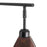 Nova California Mica 3Lt 86" Arc Floor Lamp, Bronze/Mica/Dimmer