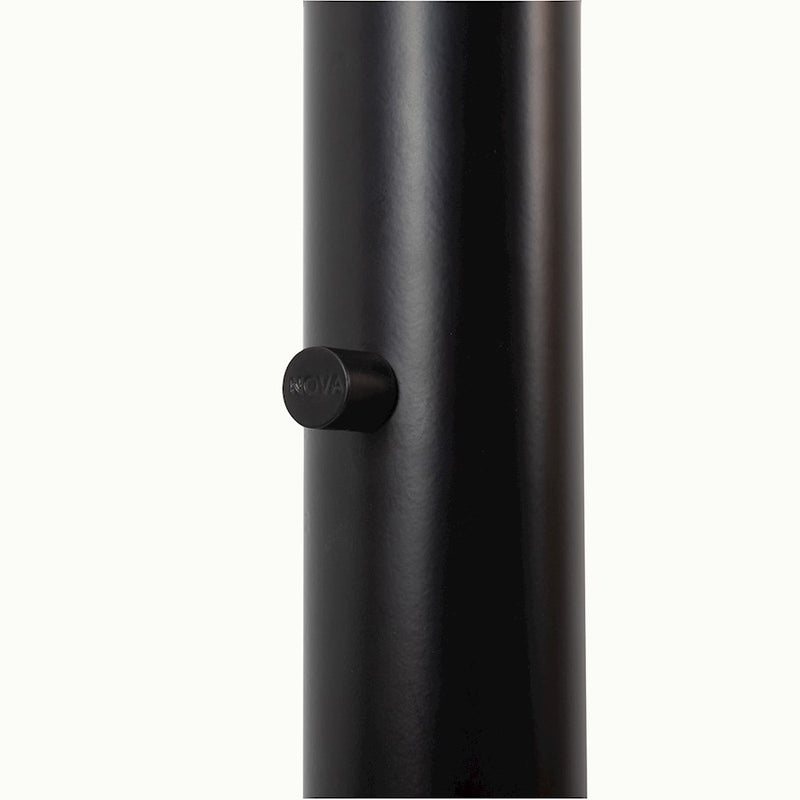 Nova California Saucer 6-Light Arc Floor Lamp | Contemporary Matte Black Steel Shades | Living Room & Lounge | 68 x 18 x 92 in | Model 2310501MB