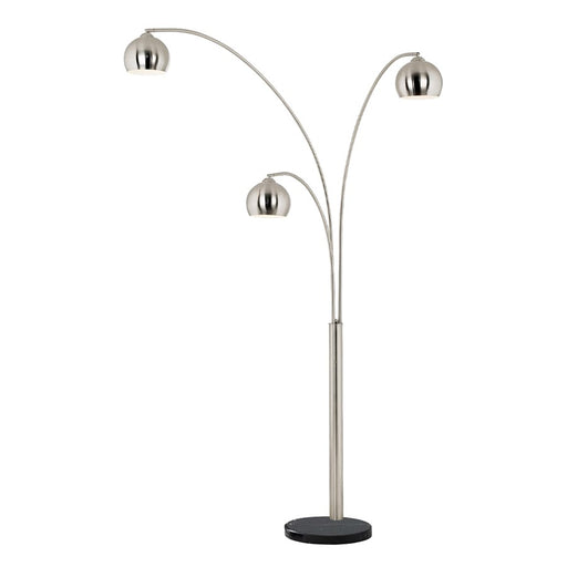 Nova of California Triplet 3Lt Arc Lamp, satin nickel/satin nickel - 2310800SN