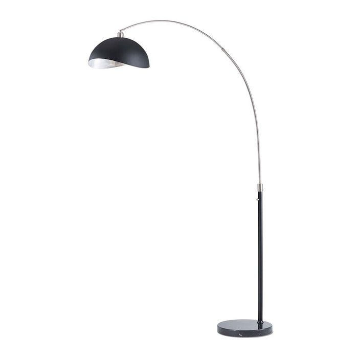 Nova California Orson 3Lt 84" Arc Floor Lamp, Black/Nickel