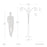 Nova California Marilyn 3Lt 90" Arc Floor Lamp, Brass/Mylar/Crystal
