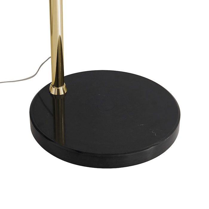 Nova California Marilyn 3Lt 90" Arc Floor Lamp, Brass/Mylar/Crystal