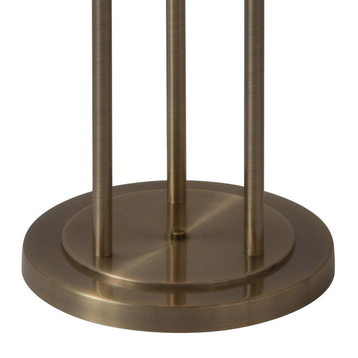 Nova California Willows 3 Light Floor Lamp, WEATHEED BRASS/STEEL