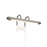 Nova California Bradley Bar Wall Light, Nickel