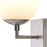 Nova California Globe 10" Wall Sconce, Nickel
