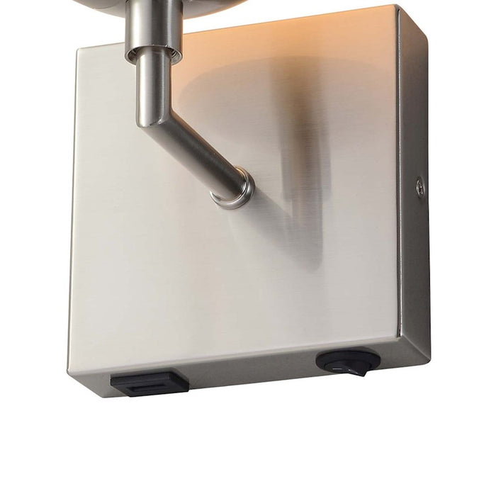 Nova California Globe 10" Wall Sconce, Nickel