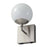 Nova California Globe 10" Wall Sconce, Nickel