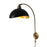 Nova California Luna Bella 1 Light Wall Sconce, Black/Brass/Gold - 3011017WB