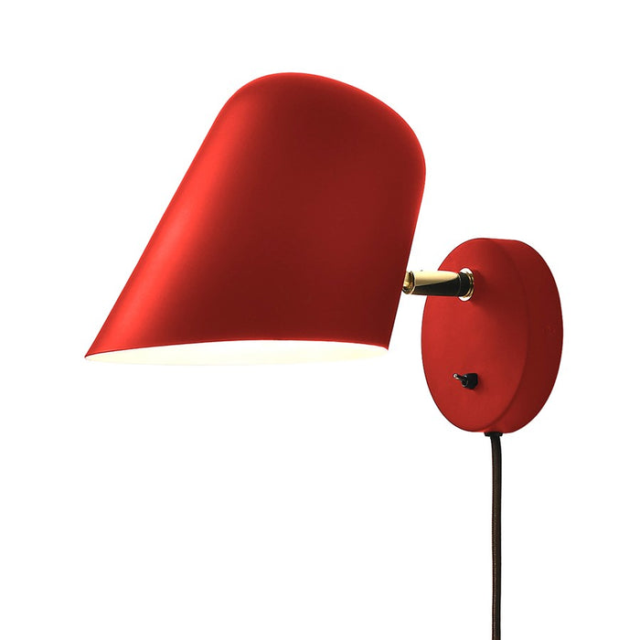 Nova of California Culver 1 Light Wall Sconce, Crimson/Crimson - 3011589R