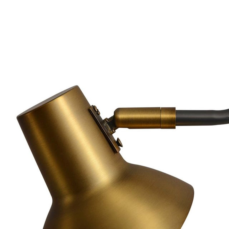 Nova California Swing 24in 1-Light Wall Sconce | Mid-Century Brushed Brass and Gunmetal White Steel | Bedroom & Reading Nook | Model 3011631BB