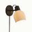 Nova California Petaluma Bone Porcelain 1Lt Wall Sconce, Black/Bone - 3011645MB